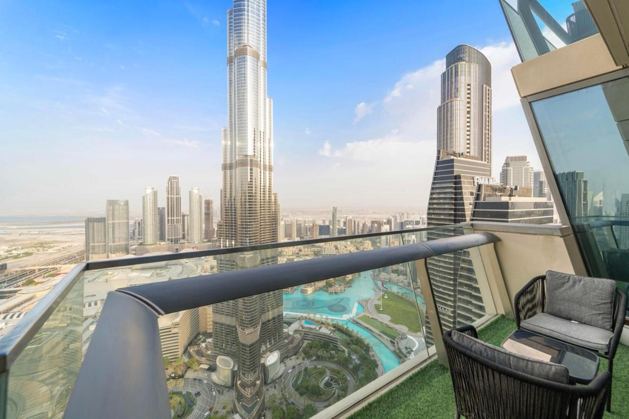 First Class 3Br With Full Burj Khalifa And Fountain View Дубай Экстерьер фото