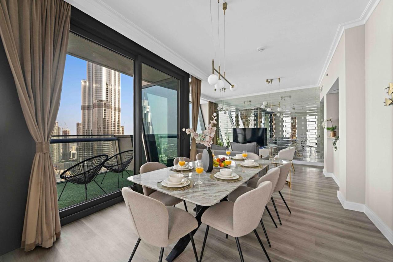 First Class 3Br With Full Burj Khalifa And Fountain View Дубай Экстерьер фото