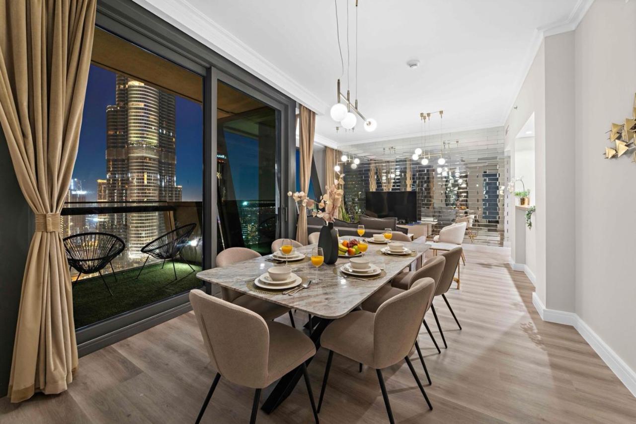First Class 3Br With Full Burj Khalifa And Fountain View Дубай Экстерьер фото