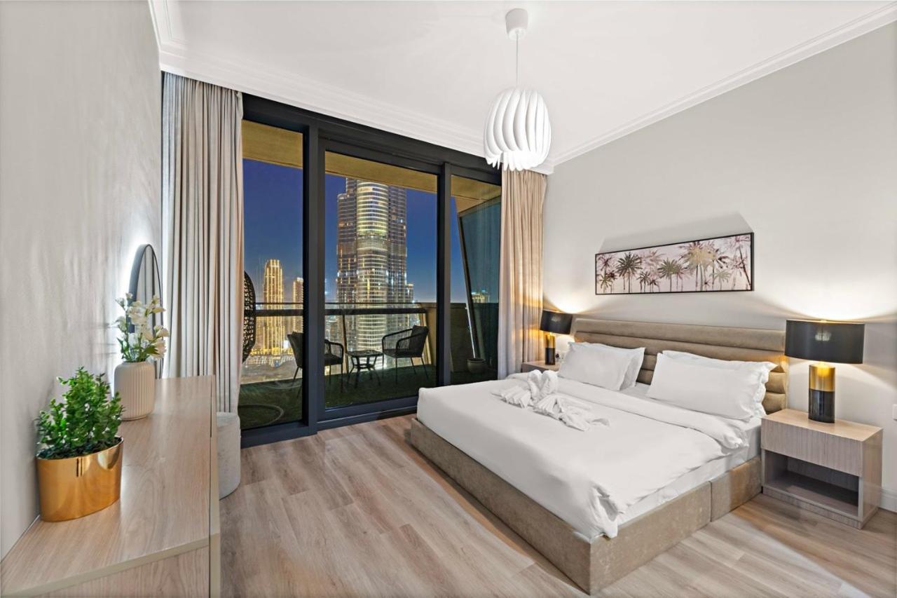 First Class 3Br With Full Burj Khalifa And Fountain View Дубай Экстерьер фото